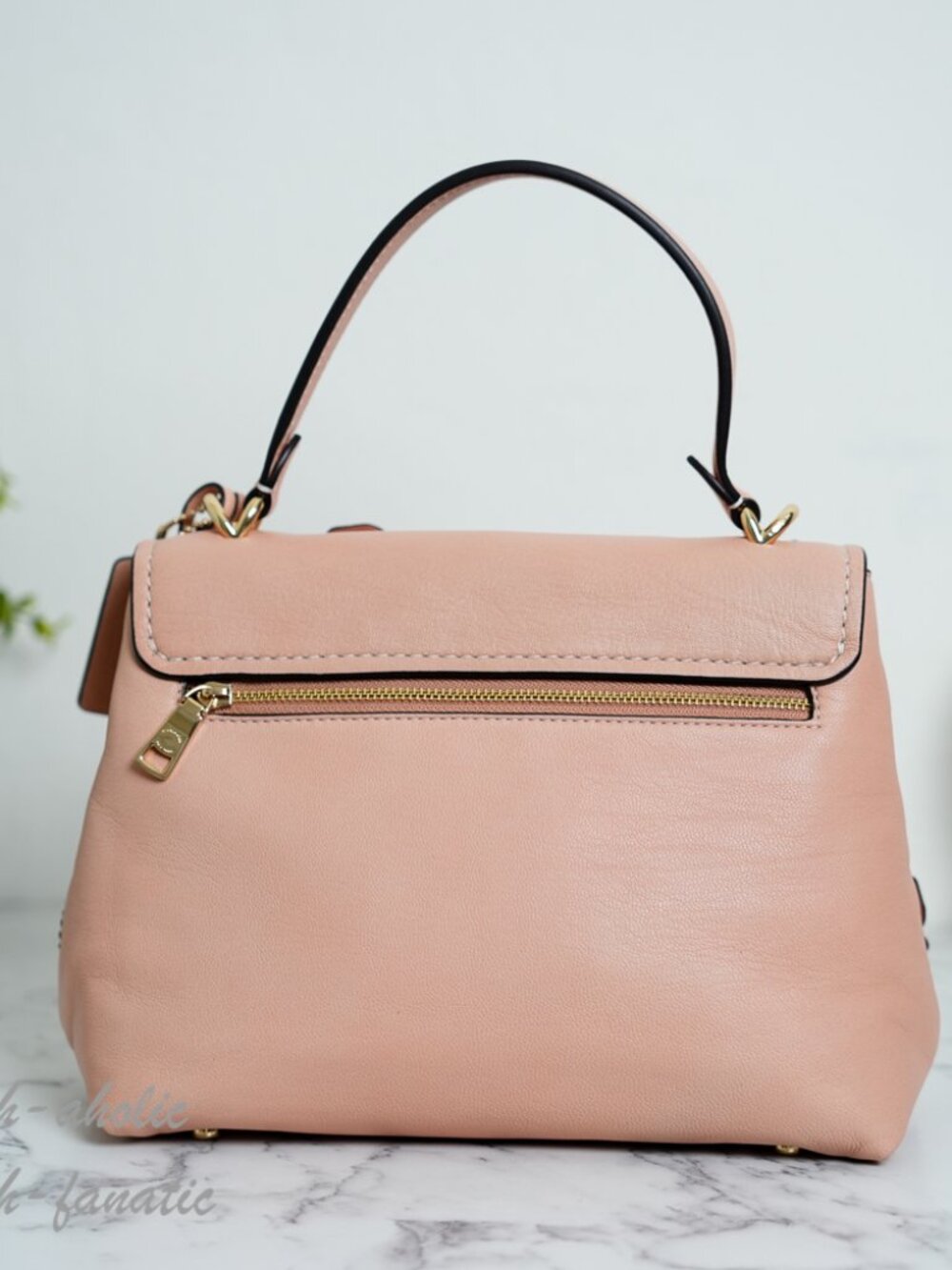 COACH CDY44 Emory Top Handle Bag with Floral Appliqué in Light Pink NWT - Picture 9 of 16